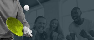 Hintergrundbild des 1. hartech Tischtennis-Benefiz-Cup, präsentiert von UTUTUGU